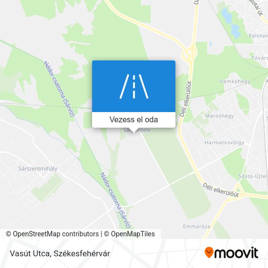 Vasút Utca térkép