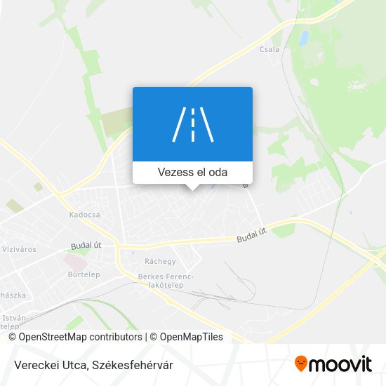 Vereckei Utca térkép