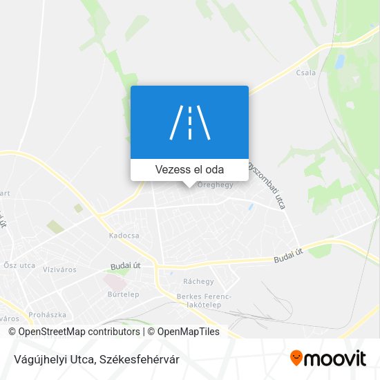 Vágújhelyi Utca térkép