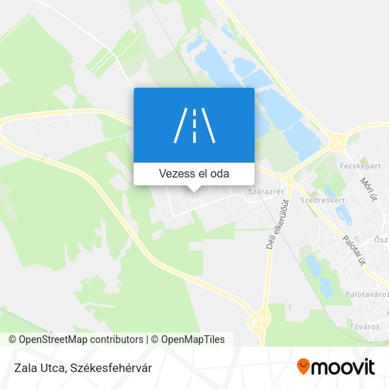 Zala Utca térkép