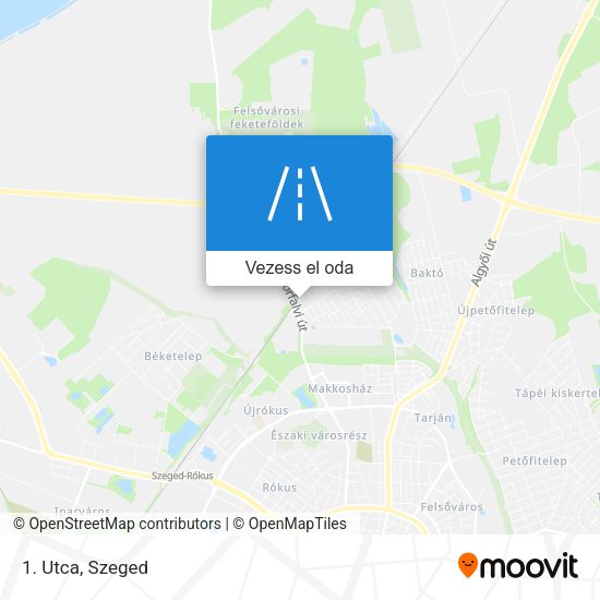 1. Utca térkép