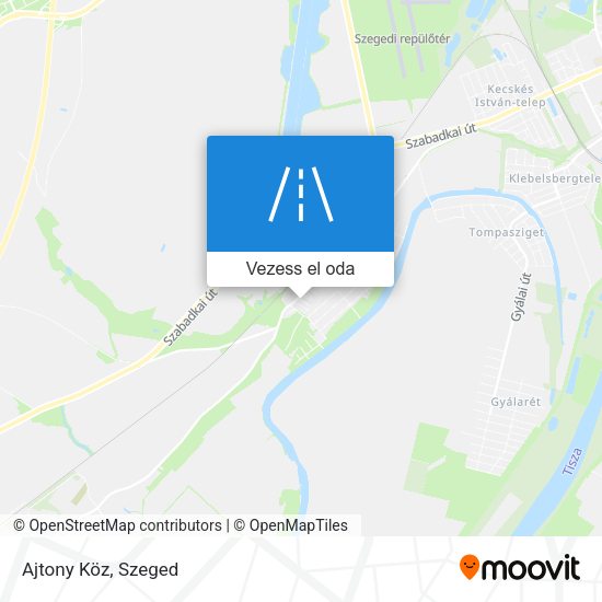 Ajtony Köz térkép