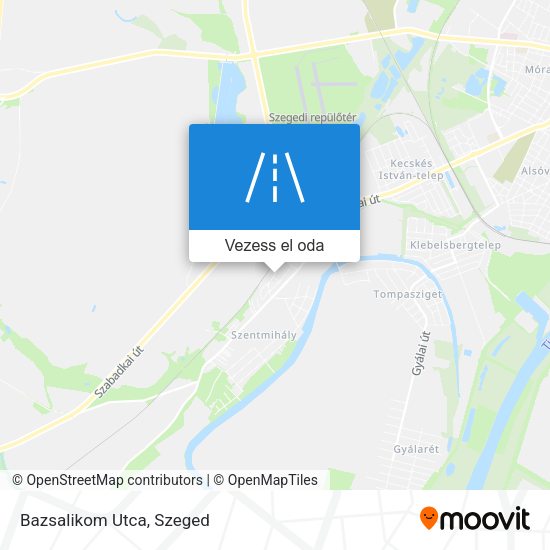 Bazsalikom Utca térkép