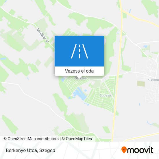 Berkenye Utca térkép