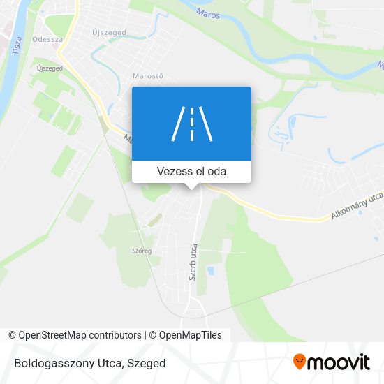 Boldogasszony Utca térkép
