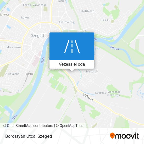 Borostyán Utca térkép