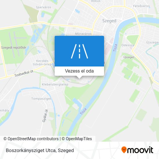 Boszorkánysziget Utca térkép