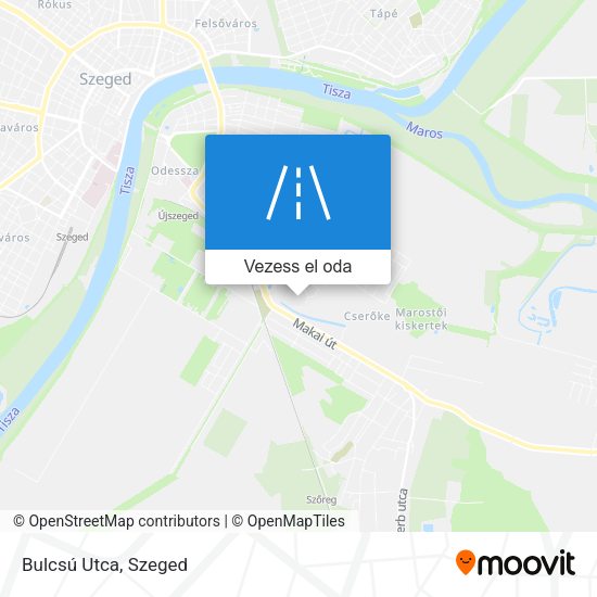 Bulcsú Utca térkép