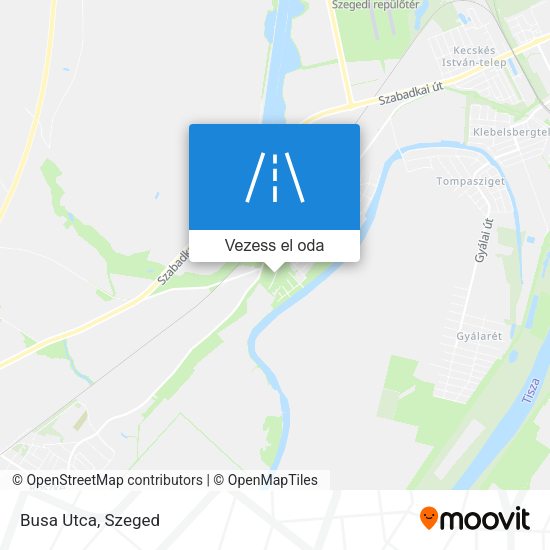 Busa Utca térkép
