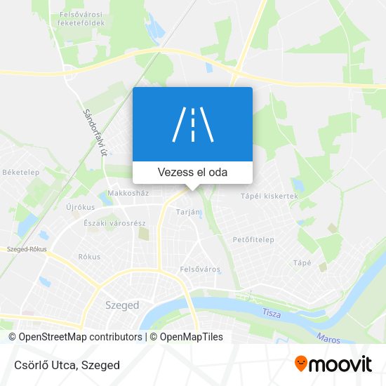 Csörlő Utca térkép