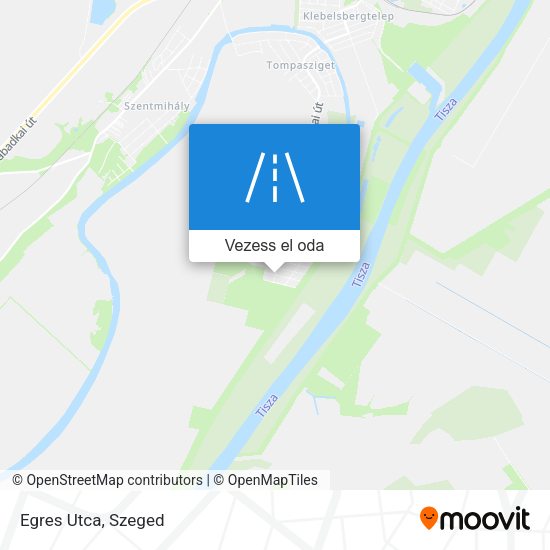 Egres Utca térkép