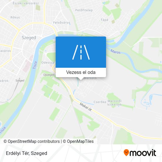 Erdélyi Tér térkép