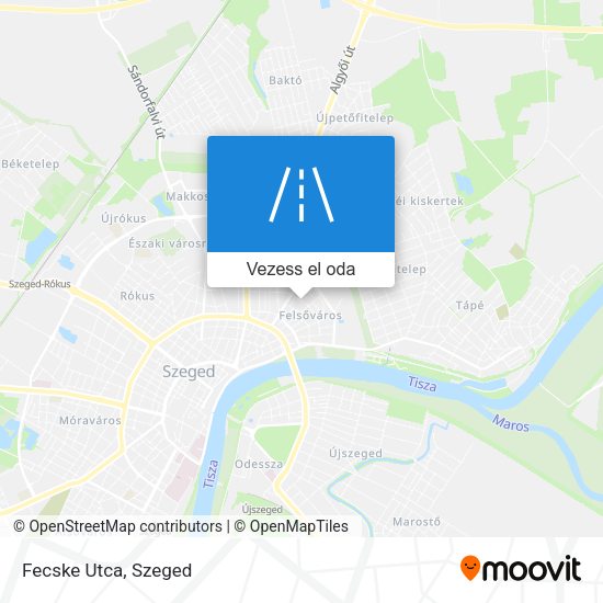 Fecske Utca térkép