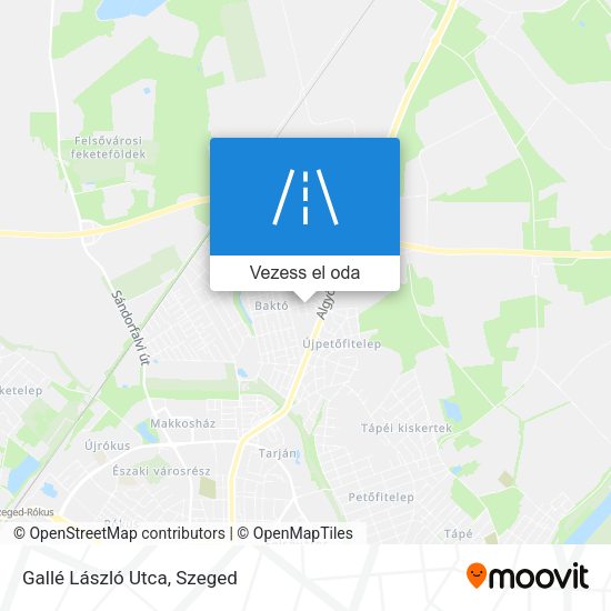 Gallé László Utca térkép