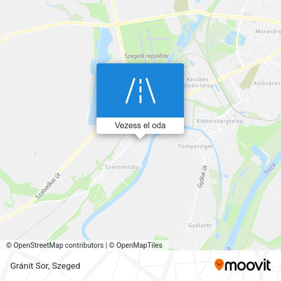 Gránit Sor térkép