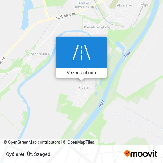 Gyálaréti Út térkép
