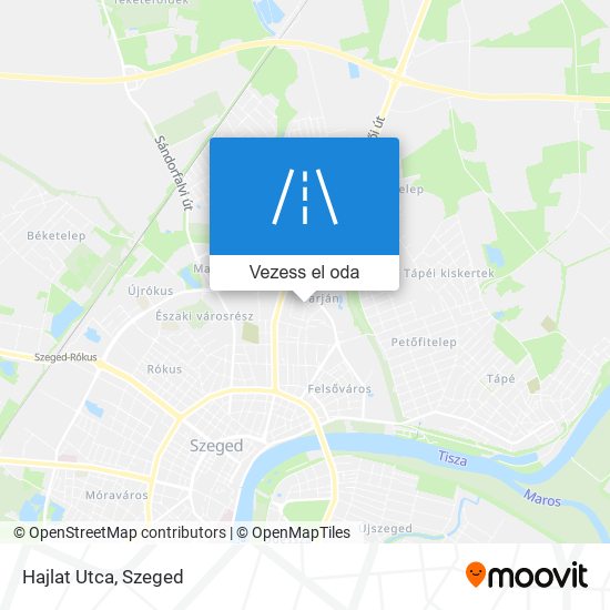 Hajlat Utca térkép