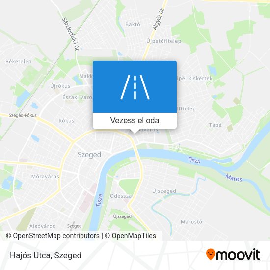 Hajós Utca térkép