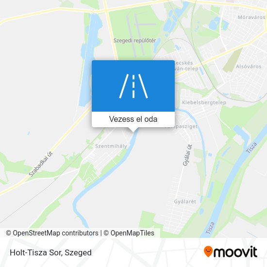 Holt-Tisza Sor térkép