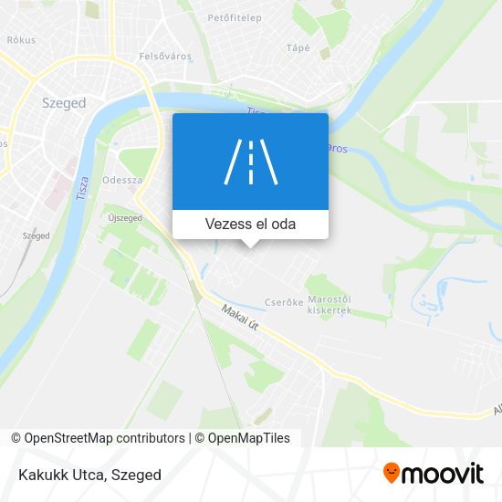 Kakukk Utca térkép