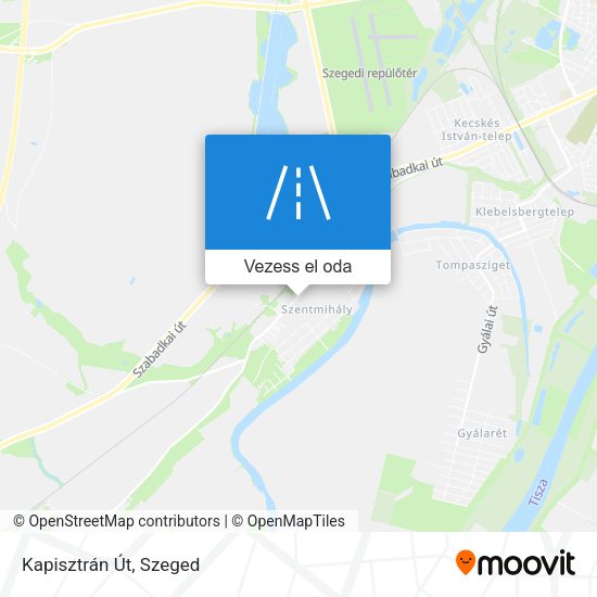 Kapisztrán Út térkép