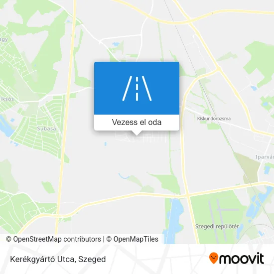 Kerékgyártó Utca térkép