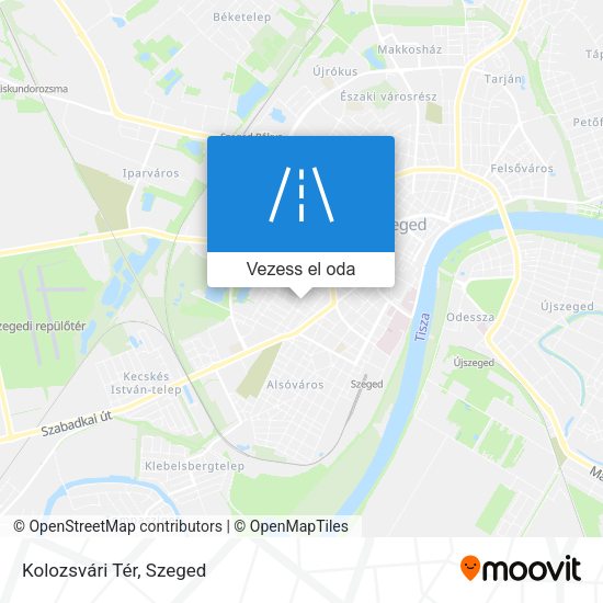 Kolozsvári Tér térkép