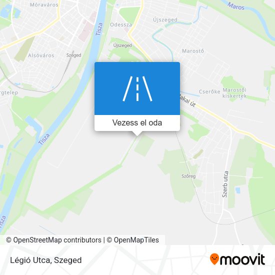Légió Utca térkép