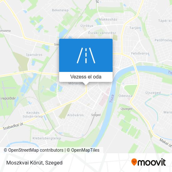 Moszkvai Körút térkép