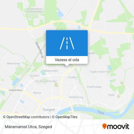 Máramarosi Utca térkép