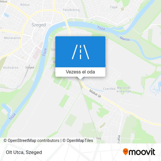 Olt Utca térkép