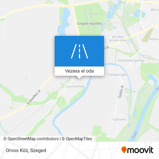 Orvos Köz térkép