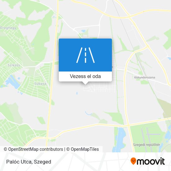 Palóc Utca térkép