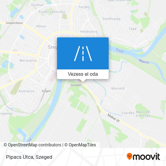 Pipacs Utca térkép