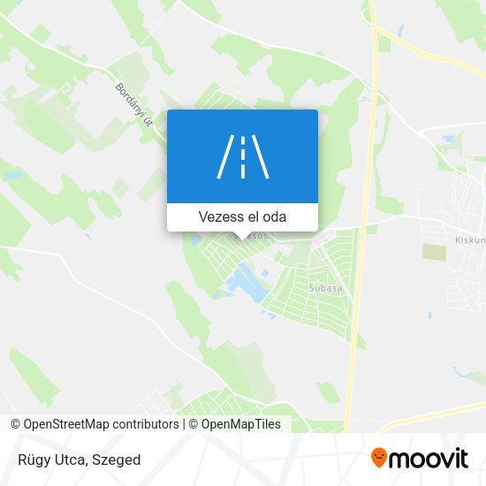 Rügy Utca térkép