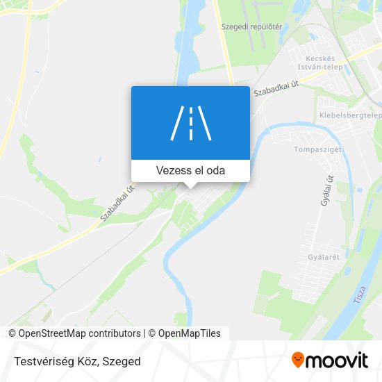 Testvériség Köz térkép