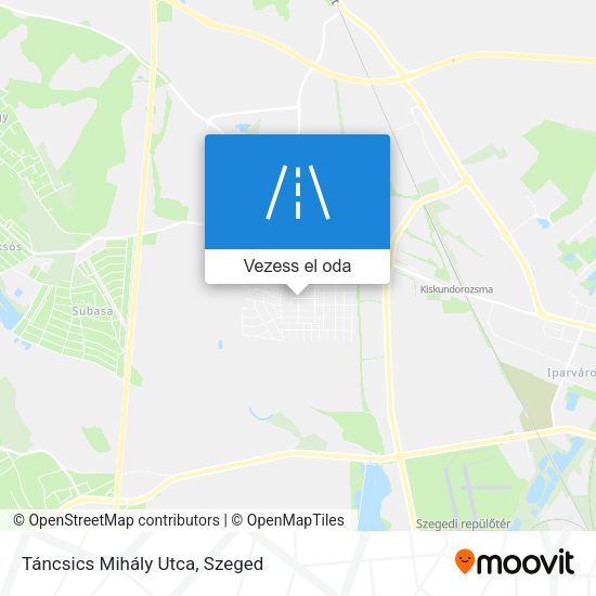 Táncsics Mihály Utca térkép