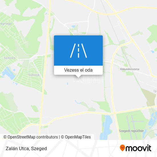 Zalán Utca térkép
