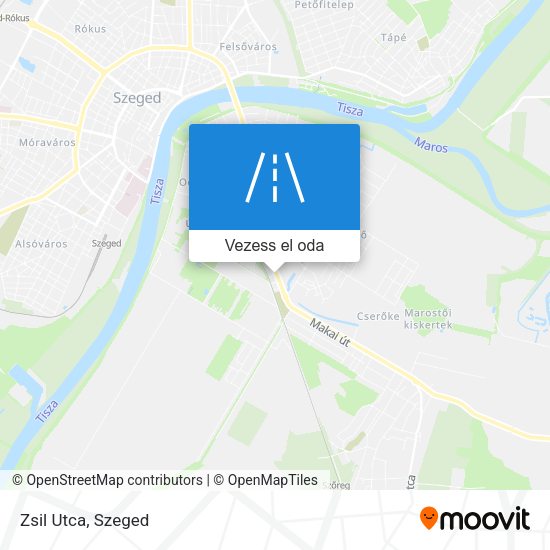 Zsil Utca térkép