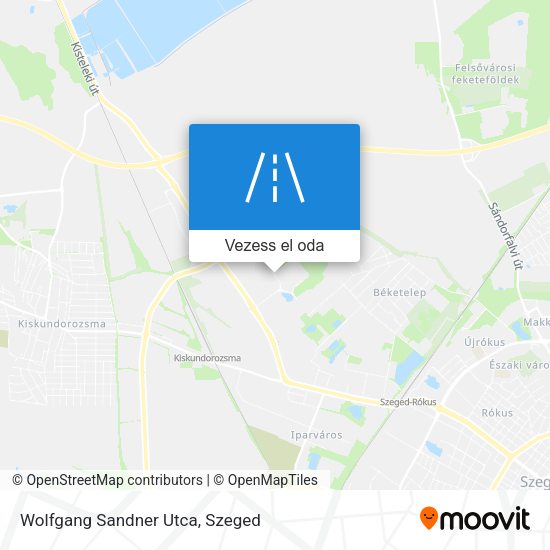 Wolfgang Sandner Utca térkép
