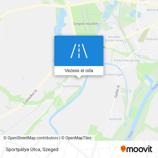 Sportpálya Utca térkép