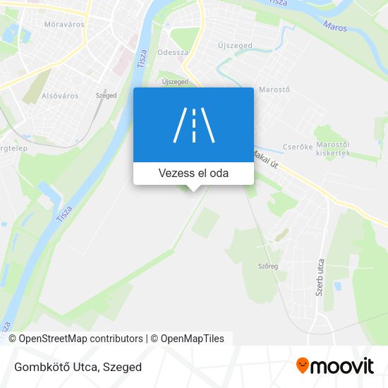 Gombkötő Utca térkép