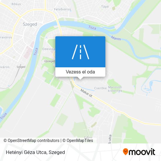 Hetényi Géza Utca térkép