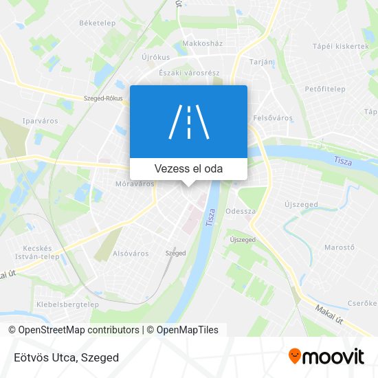 Eötvös Utca térkép
