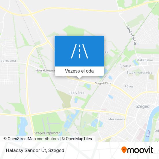 Halácsy Sándor Út térkép