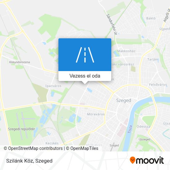 Szilánk Köz térkép