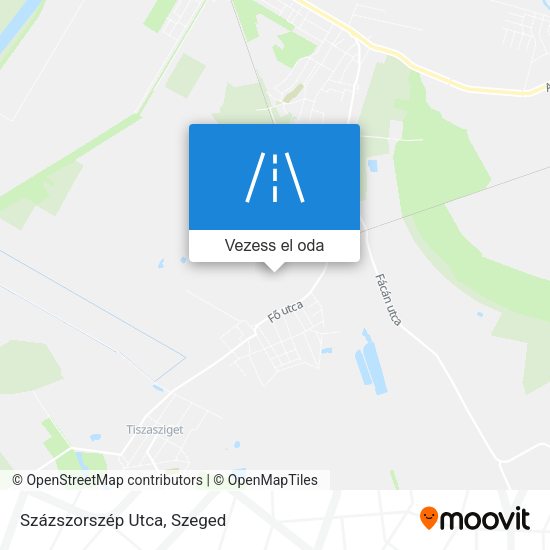 Százszorszép Utca térkép