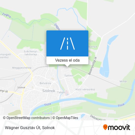 Wágner Gusztáv Út térkép