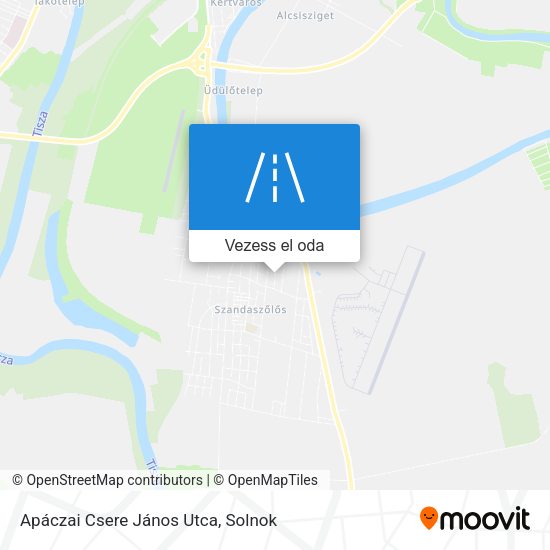 Apáczai Csere János Utca térkép