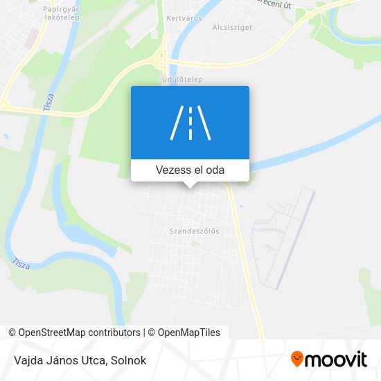 Vajda János Utca térkép